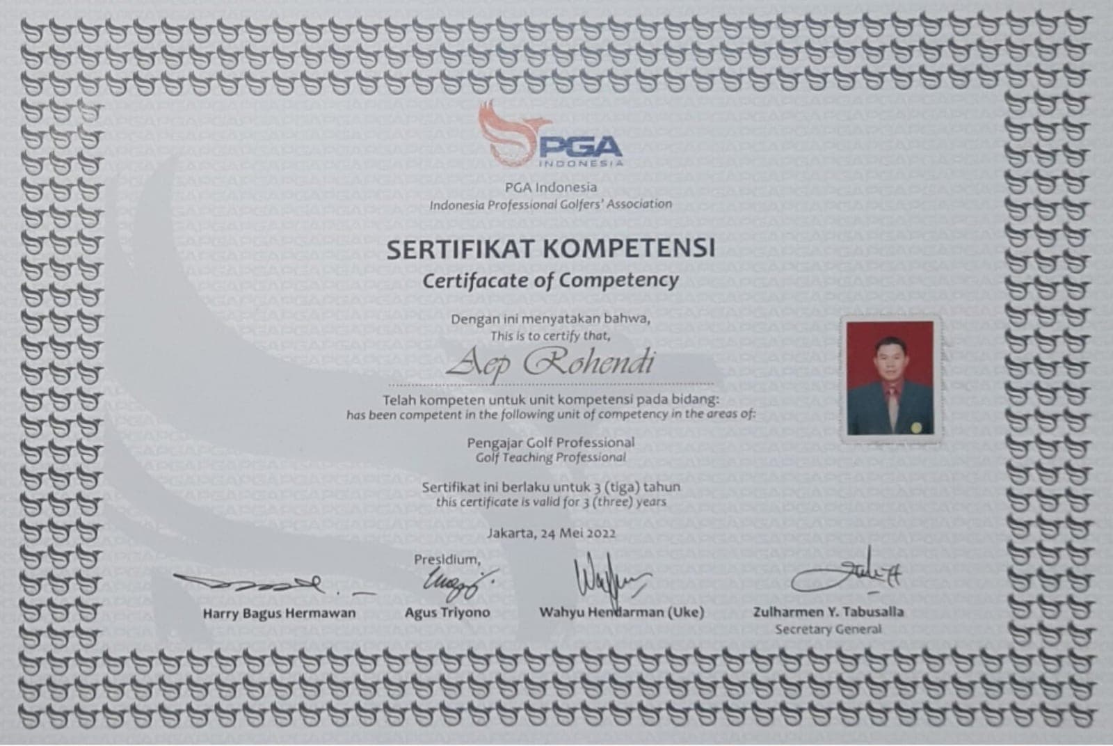 Momen warisan Dago Golf 1